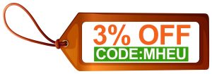 3% off for All items
