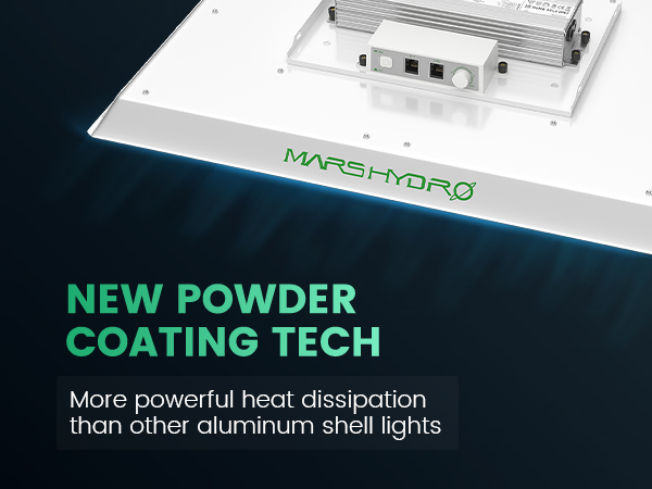 NEW POWDER COATING TECHMore powerful heat dissipation than other aluminum shell lights