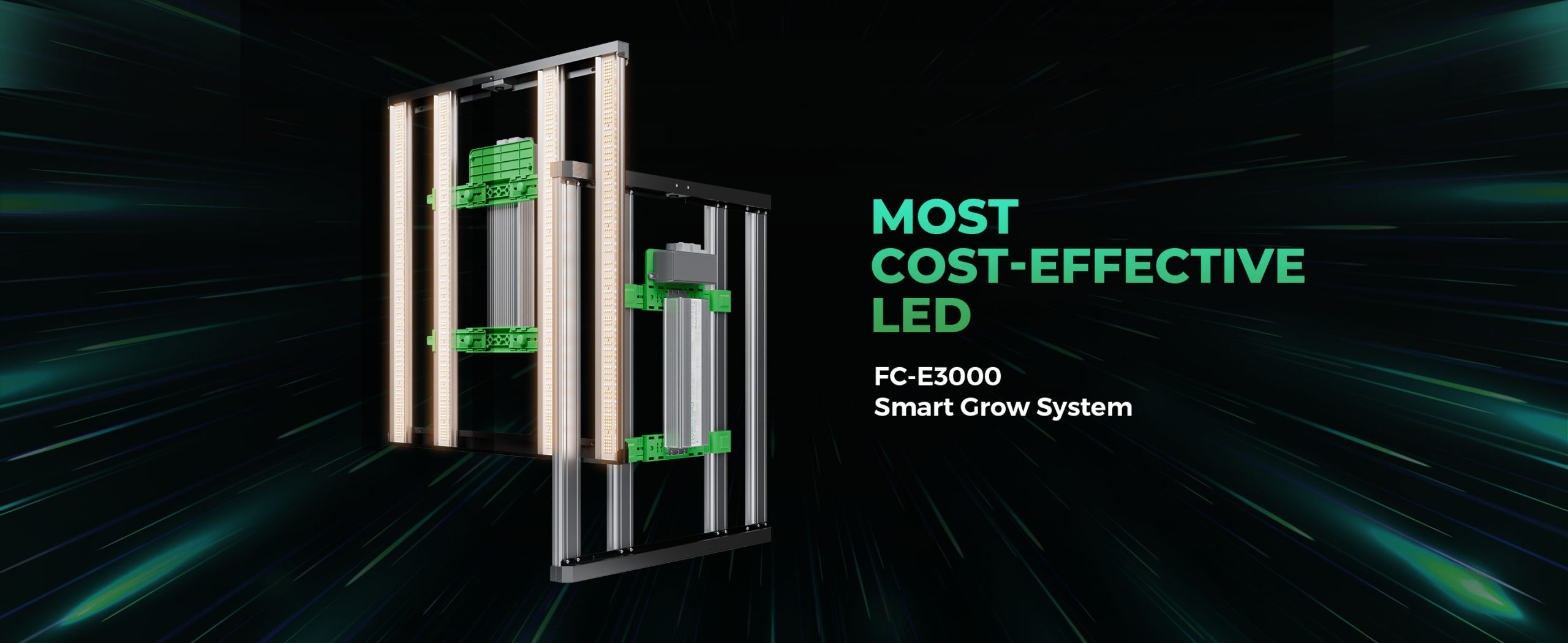 mars hydro FC-E3000 LED grow lights-smart grow system