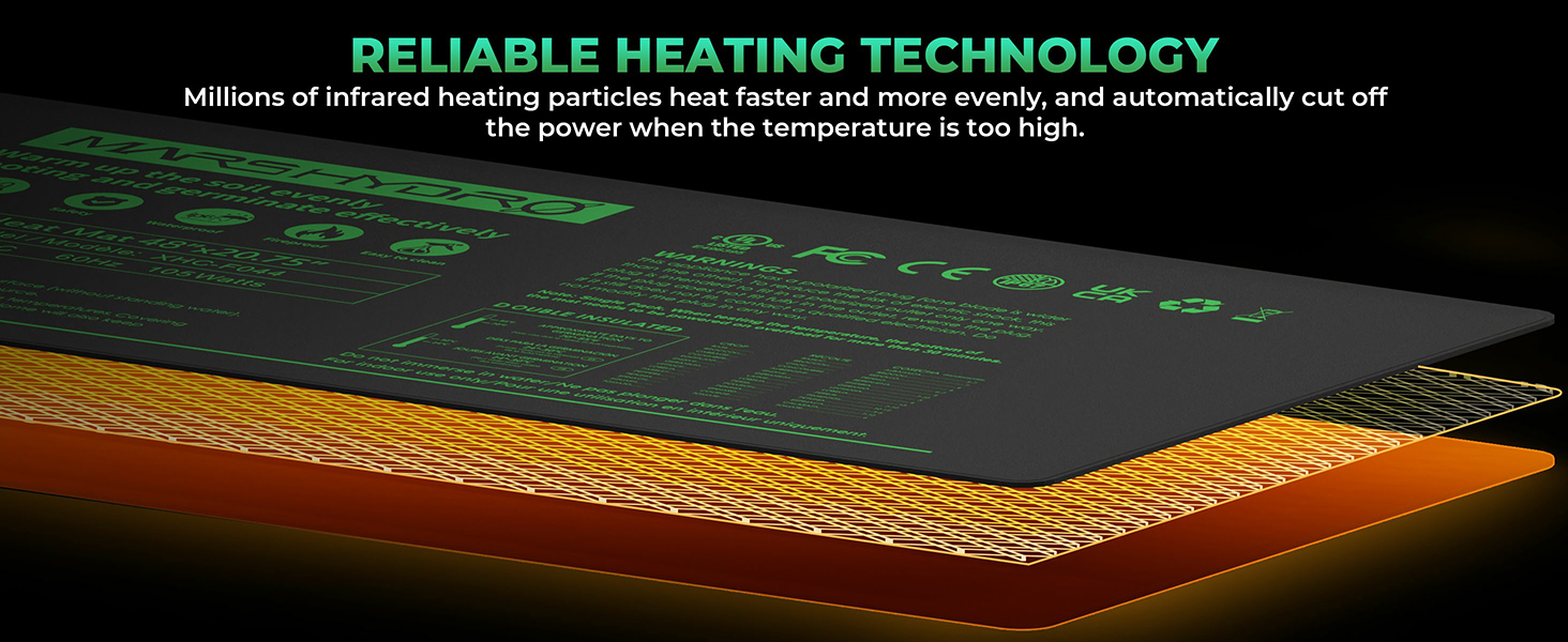 mars hydro heat mat kits reliable heating tech