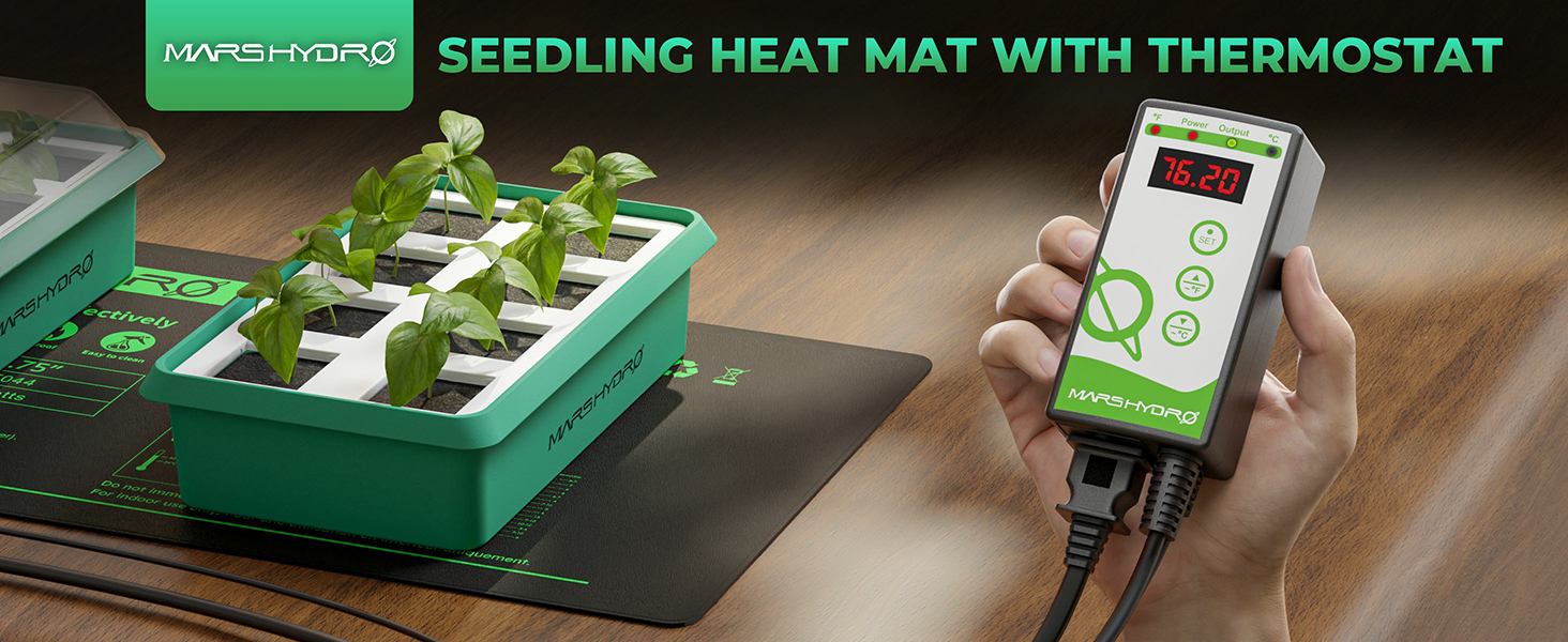 mars hydro heat mat kits with thermostat