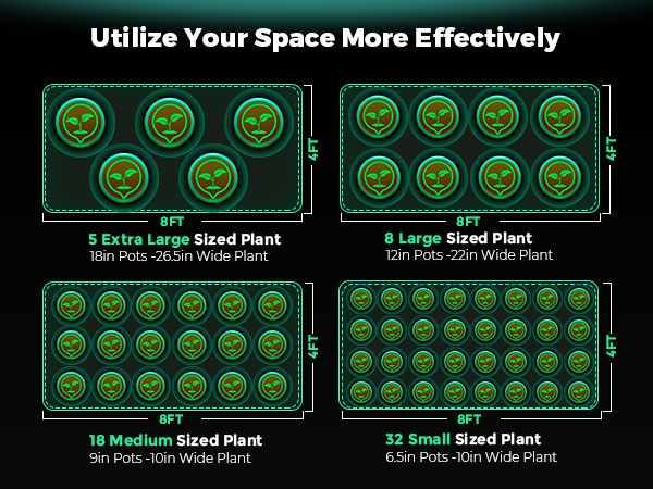 240x120x200cm grow tent utilize your space more effectively