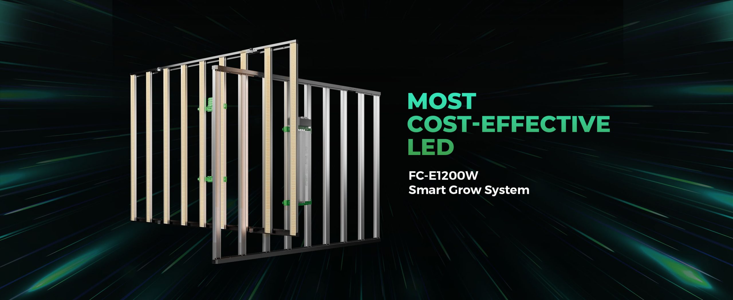 mars hydro FC-E1200W LED grow lights-smart grow system