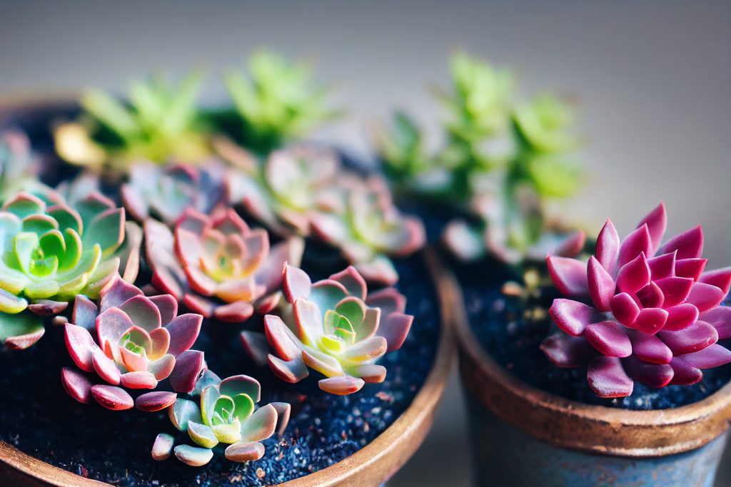 High-light succulents